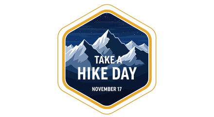 Take a Hike Day Illustration Outdoor Adventure Graphic