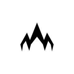 Fototapeta premium vector illustration of a mountain