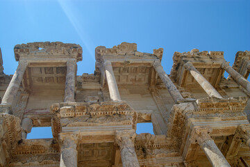 The Temple of Hadrian in Ephesus Ancient City, Sel&ccedil;uk, Turkey.