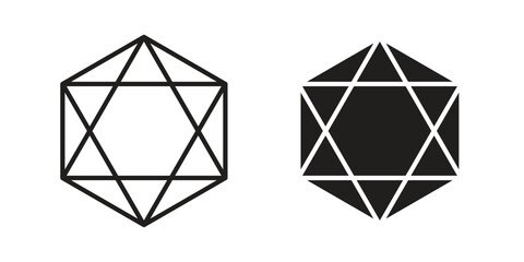 Dice d20 icon