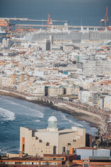 Ausblick von S&uuml;den auf die Stadt Las Palmas, Gran Canaria, Kanarische Inseln
