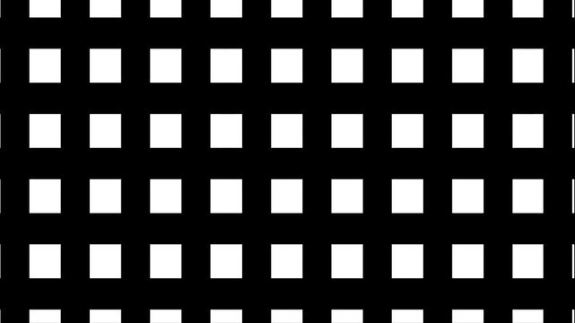 Hermann Grid Illusion Loop Animation, Seamless Optical Motion Pattern for Visual Design Backgrounds video