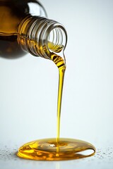Smooth Pouring of Avocado Oil in Elegant Scheme