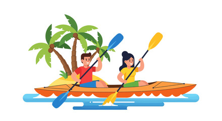 Kayaking Adventure: A Delightful Tropical Expedition on the Turquoise Waters