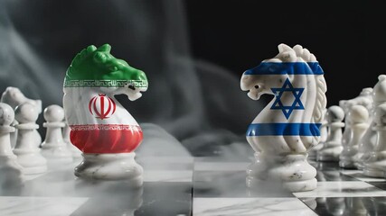 Iran Israel Chess Game Strategy and Diplomacy Conflict