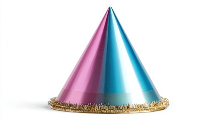 Party hat isolated on white background