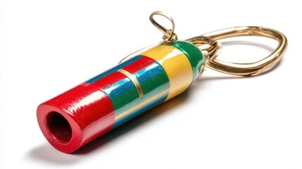 Party whistle isolated on white background