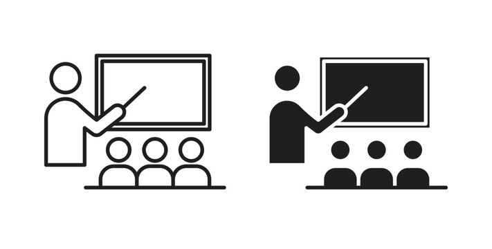 Classroom icon isolated vector Illustration. Vector pictogram for web and app