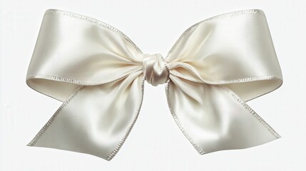 Ribbon bow isolated on white background