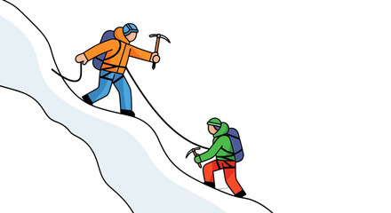 Two Climbers Reach New Heights With Their Determination And Teamwork