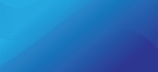 Modern Blue Gradient Wave Background with Abstract Line Pattern