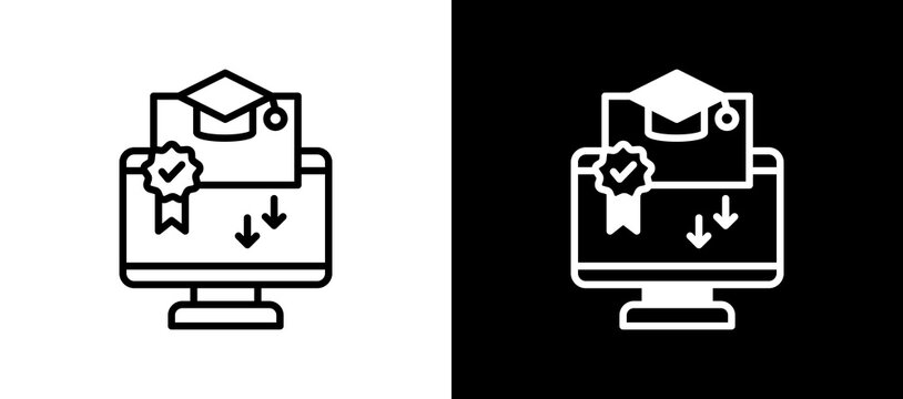 Course Catalog linemixed icon