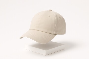 Minimalist Floating Cap Mockup