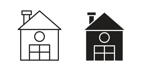 Chalet icon for web and app. vector illustration eps
