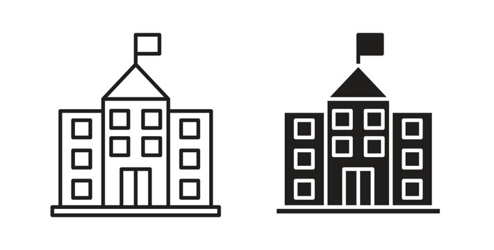 City hall icon for web and app. vector illustration eps