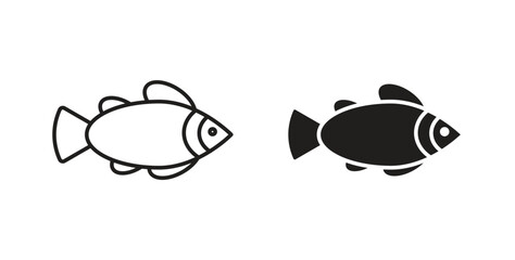 Clown fish icon for web and app. vector illustration eps