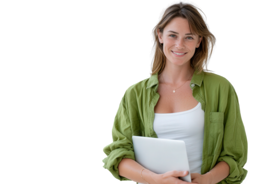 business woman with laptop isolated on white businesswoman, woman, working, business, computer, people, laptop