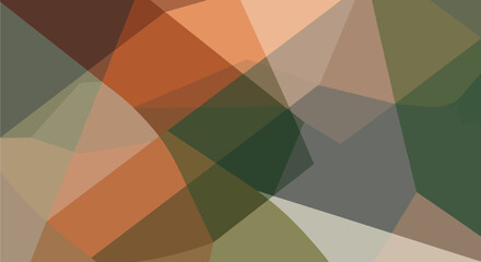 Colorful seamless vector pattern featuring an abstract geometric triangle mosaic design and light green/yellow element backdrop texture