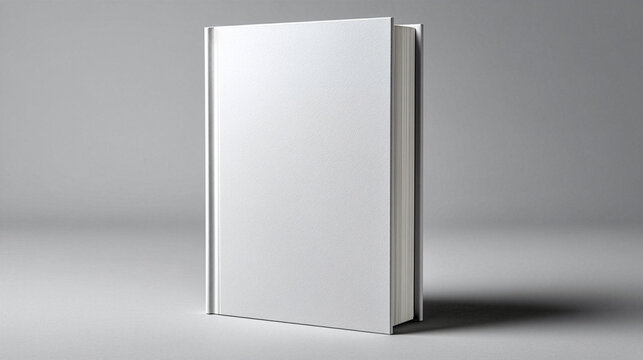 Maqueta de un libro con espacio para texto. 