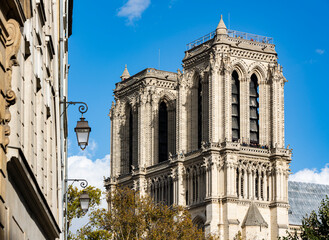 Paris City Architecture, Different Perspective of Notre Dame, France