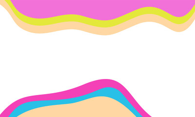 Dynamic Abstract Layered Paper Cut Background