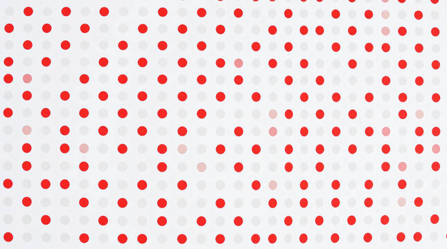 Classic red polka dot patterned desktop background