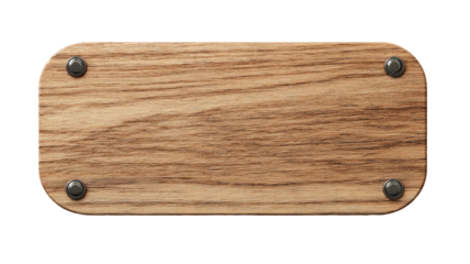 Old rustic wooden board with natural grain texture and aged timber surface ideal for food styling and crafts isolated on white background