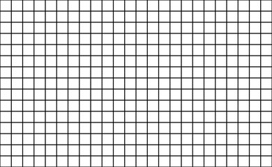 Black grid pattern with square boxes