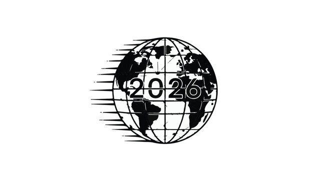 Global year 2026 moving forward with speed and motion
