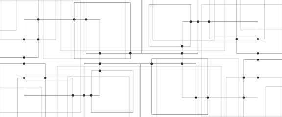 Squares abstract line pattern modern geometric png vector..