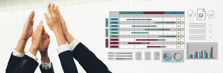 Comprehensive project management dashboard integrates scheduling, progress tracking, and performance analytics to improve workflow efficiency and enhance team collaboration. Parse