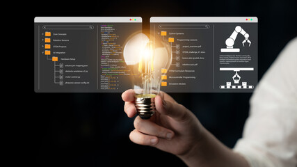 File system organizes AI and robotics programming resources, enabling efficient STEM learning and...