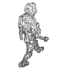 3D illustration of Sci-fi model