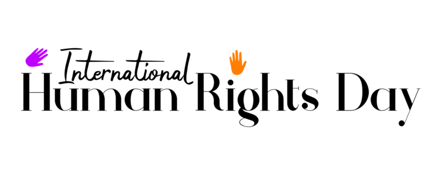 International Human Rights Day Text PNG – Human Rights Typography Design on Transparent Background