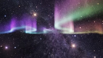Aurora Borealis Symphony - A Celestial Dance of Light and Color.