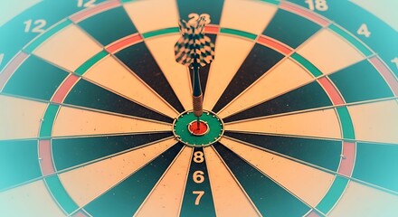 Dartboard Bullseye: Focus, Precision, and Goal Achievement