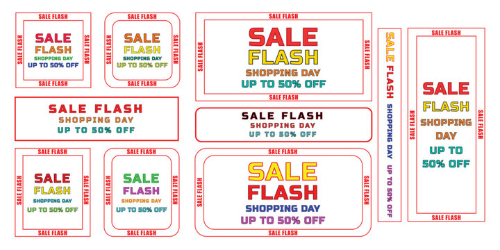 boost your sales with sale flash shopping day designs offering up to 50% off perfect for grabbing attention increasing engagement and driving conversions