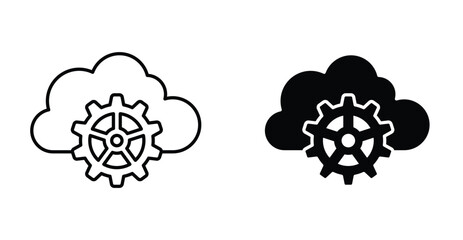 Cloud Setting Icon