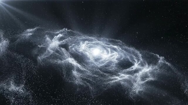 Cosmic Nebula Formation - A Journey Through Space and Time.