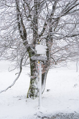 Landscape view at the german mountain called Kahlen Asten