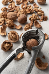 Nutcracker with Walnuts and Shells