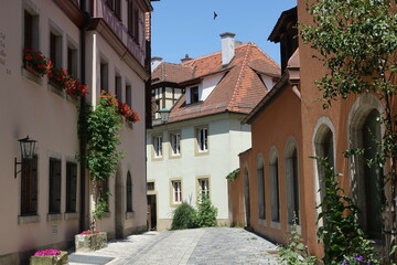 Gasse in Rothenburg ob der Tauber