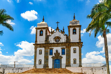 Church of Saint Joseph, in Baroque style, was built in 1734 in the historic city of Congonhas, Minas Gerais.