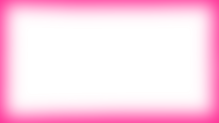Vibrant pink neon border glows around a dark empty frame