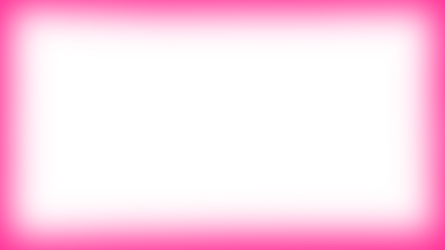 Vibrant pink neon border glows around a dark empty frame
