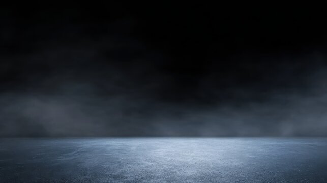 Abstract dark night background with blurry asphalt, ideal for dramatic visuals, creative projects, and moody themes.