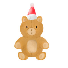 christmas teddy bear