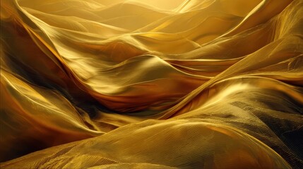 Abstract gold background in luxury style, ideal for 4K wallpapers, promotional materials, and 3D art applications.