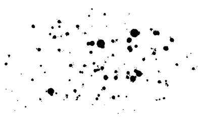 Black paint splatter vector background ink stains grunge 