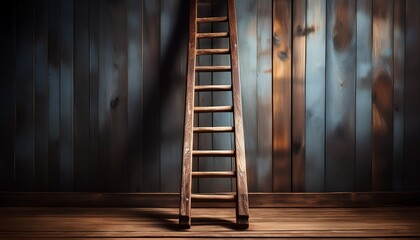 wooden ladder